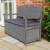 Alderley Rattan Storage Bench - Image 2