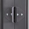 Metal Shed 8x8 - Anthracite Grey Lotus - Image 2