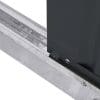 Metal Shed 8x8 - Anthracite Grey Lotus - Image 4