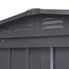 Metal Shed 8x8 - Anthracite Grey Lotus