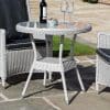 Prestbury Bistro Set Putty Grey - Image 2