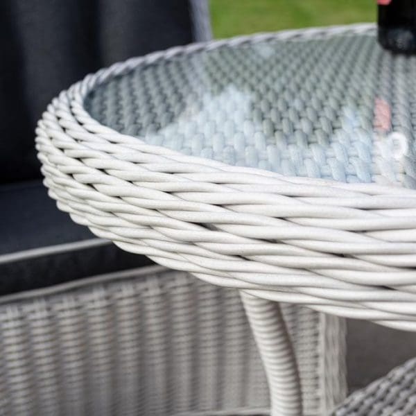 Prestbury Bistro Set Putty Grey - Image 4