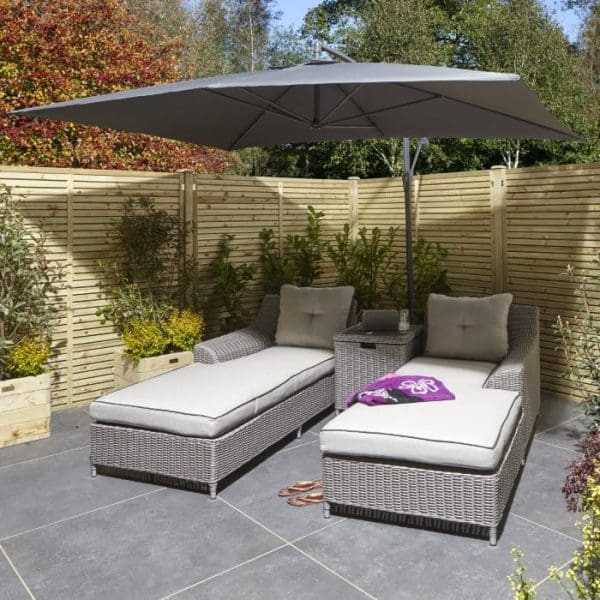 Prestbury Rectangular Overhang Parasol - Image 5