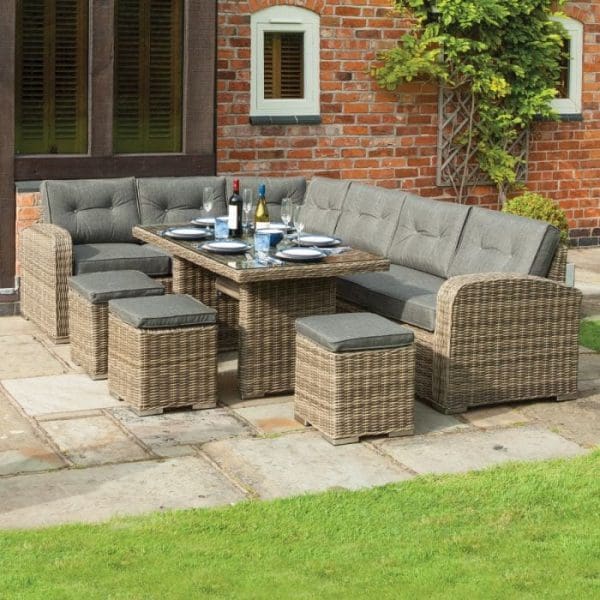 Thornbury Corner Dining Set Natural HA Table