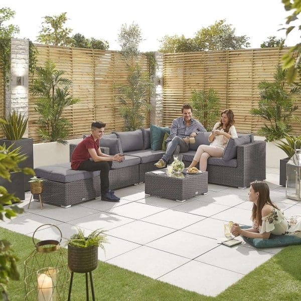 Heritage Chelsea Corner Sofa Set Slate Grey - Image 2