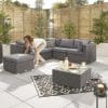 Heritage Chelsea Corner Sofa Set Slate Grey - Image 5