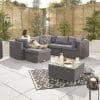 Heritage Chelsea Corner Sofa Set Slate Grey - Image 7