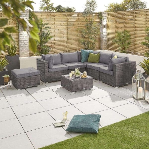 Heritage Chelsea Corner Sofa Set Slate Grey - Image 8
