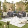 Heritage Chelsea Corner Sofa Set Slate Grey