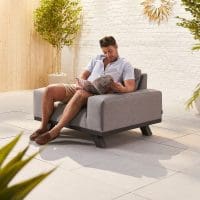 Tranquility Lounge Chair - Light Grey