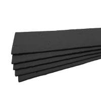 RecoEdge Plastic Garden Edging Plank 1.2m Black 5pk