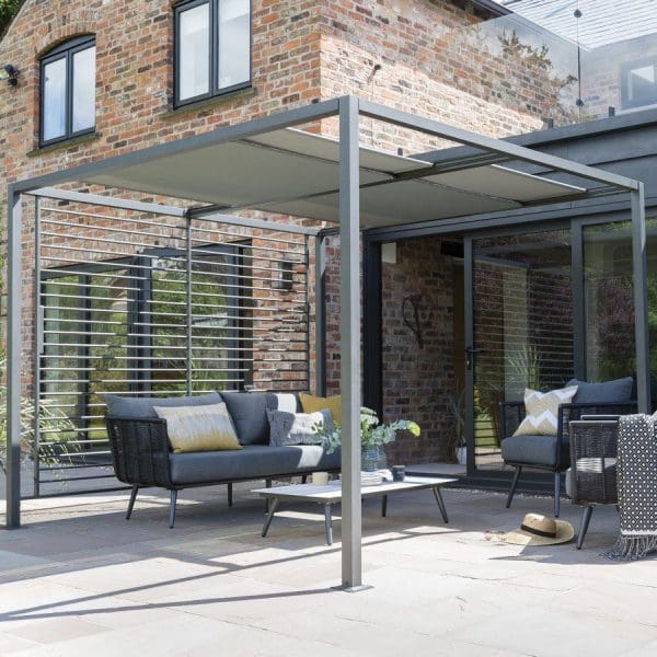 Sliding Roof Gazebo 2.8m x 2.8m