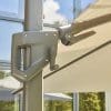 Royce Ambassador LED Nova Sun Parasol Soft Grey - Image 3