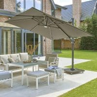 Royce Ambassador LED Nova Sun Parasol Carbon