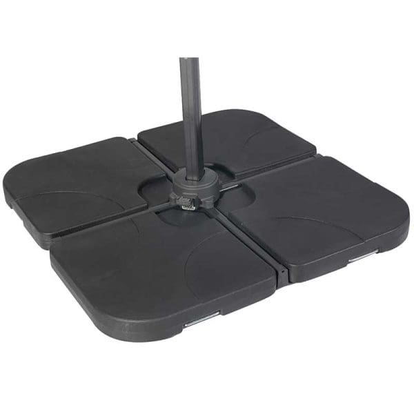 Royce 100kg Plastic Covered Concrete 4 Part Base - Image 2