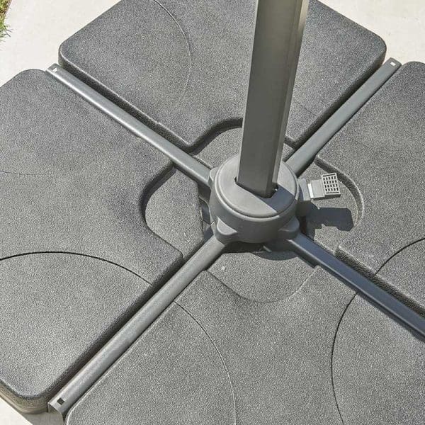 Royce 100kg Plastic Covered Concrete 4 Part Base