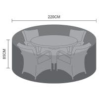 Dining Set Cover - 4 Seat Round