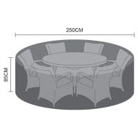 Dining Set Cover - 6 Seat Round