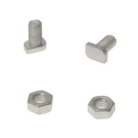 GH003 Cropped Glaze Bolts and Nuts Pack of 20