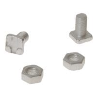 GH004 Square Glaze Bolts and Nuts Pack of 20