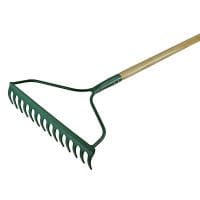 Countryman Garden Rake 14 Flat Tines