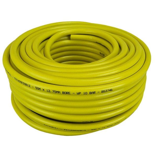 Heavy-Duty Reinforced Builder's Hose 50m 12.5mm (1/2in) Diameter