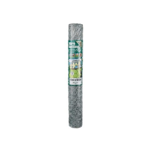 Galvanised Wire Netting 25mm² Hexagon, 10 x 0.6m