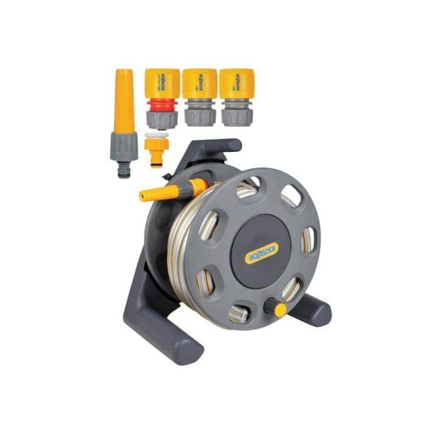 2412 30m Freestanding Compact Hose Reel + 25m of 12.5mm Hose
