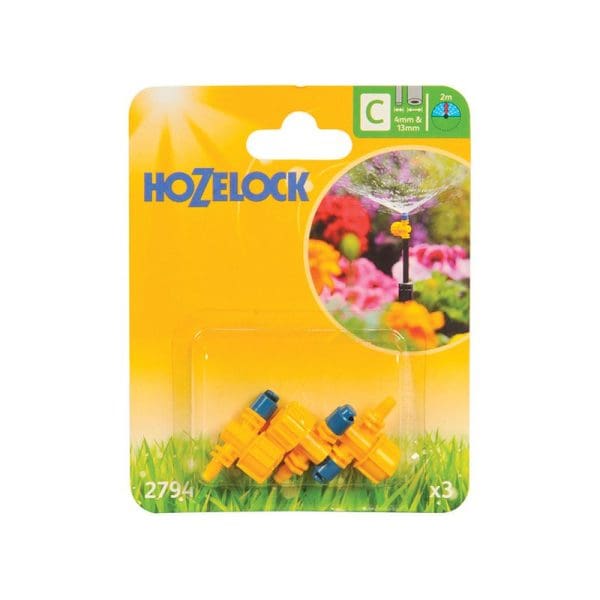 2794 Adjustable 180º Micro Spray Jet (Pack 3)