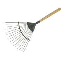Carbon Steel Long Handled Lawn and Leaf Rake, FSC