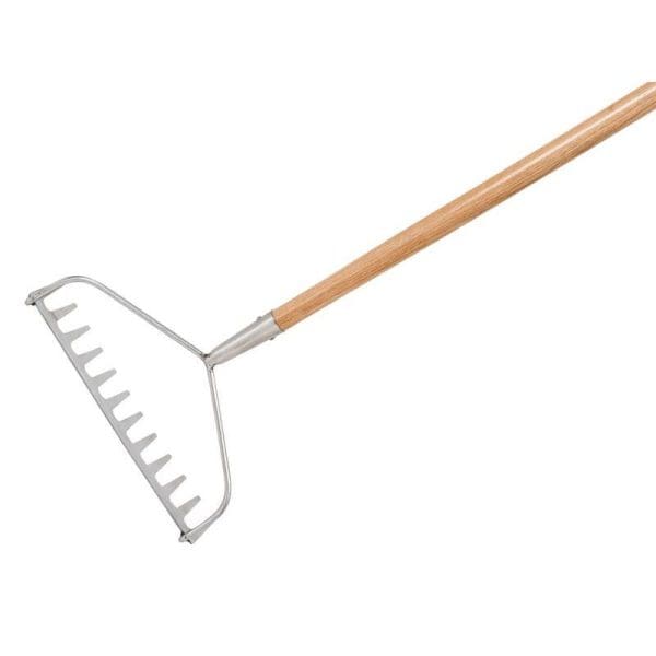 Stainless Steel Garden Life Soil Rake, FSC