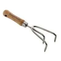 Stainless Steel Garden Life Hand 3-Prong Cultivator, FSC
