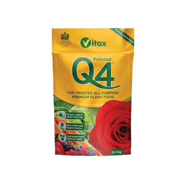 Q4 Pelleted Fertilizer 0.9kg Pouch