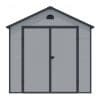 Airevale 8x6 Apex Plastic Shed - Light Grey - Image 14
