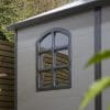 Airevale 8x6 Apex Plastic Shed - Light Grey - Image 5