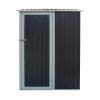 Trentvale 5x3 Metal Pent Shed - Dark Grey