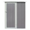 Trentvale 5x3 Metal Pent Shed - Light Grey - Image 2
