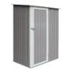 Trentvale 5x3 Metal Pent Shed - Light Grey