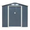 Trentvale 6x4 Metal Apex Shed - Dark Grey - Image 2