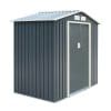 Trentvale 6x4 Metal Apex Shed - Dark Grey