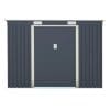 Trentvale 8x4 Metal Pent Shed - Dark Grey - Image 2
