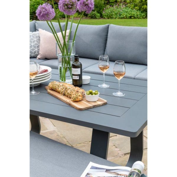 Babingley Corner Sofa Set with High Dining Table - Image 2