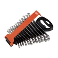 Chrome Polished Combination Spanner Set, 12 Piece