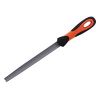 Handled Half-Round Bastard Cut File 1-210-08-1-2 200mm (8in)