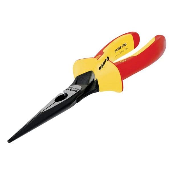 2430S ERGO Insulated Long Nose Pliers 200mm (8in)