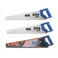 2 x 244 Hardpoint Handsaw 550mm (22in) and 1 x 244 Fine Cut Handsaw 550mm (22in)