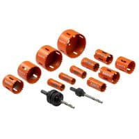 Plumber's Bi-Metal Holesaw Set, 14 Piece