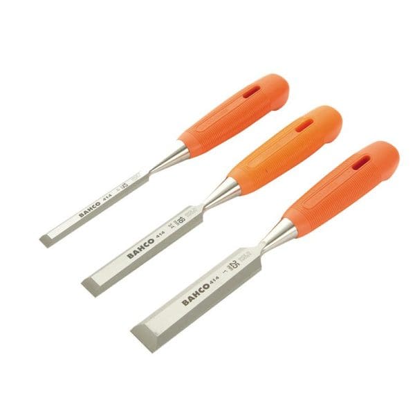 414 Bevel Edge Chisel Set, 3 Piece