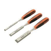 424-P Bevel Edge Chisel Set, 3 Piece