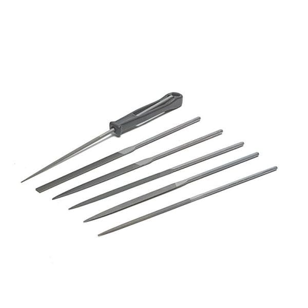 Needle File Set of 6 Cut 2 Smooth 2-470-16-2-0 160mm (6.2in)